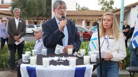 Santa Barbara Jewish Community  Hold Candlelight Vigil for Israel