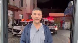 Gaza Hospital Director Refuses To Evacuate in Rafah, Palestine