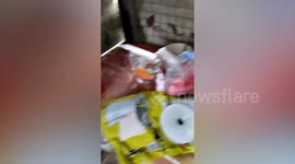 Resident finds big snake curled up in kitchen bucket