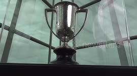 Cup awarded to captain who rescued Titanic survivors goes on display in Belfast, UK