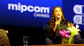 Eva Longoria at MIPCOM Cannes in France