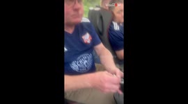 Football fan tricked into competing for the money... which was taken from his wallet!