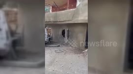 Israeli Shells Hit House In Blida, Lebanon