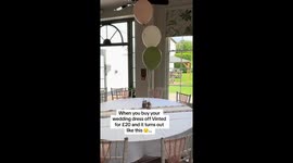 Savvy mum's trick for cutting wedding costs with £20 dress for the big day Part 1/2