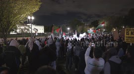 Pro-Palestinian protest outside White House demands justice for Palestine