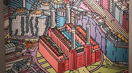 Views of the Battersea Affordable Art Fair which opened its doors last night to the public.