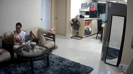 Clumsy pet cat knocks over mirror but avoids seven years bad luck