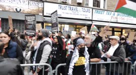 Protest” Flood Queens for Palestine”  in New York City