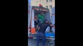 injuries, all of them children, in the Israeli aircraft’s bombing of a house on the heads of its residents in the Nuseirat camp in the central Gaza Strip