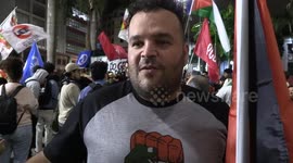 Demonstration in support of Palestine takes place in Sao Paulo, Brazil