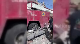 Israel struck the Palestinian Civil Defense base in Rafah, Palestine