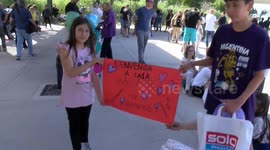 The third Aerolineas flight arrived in Buenos Aires, Argentina with Argentines repatriated from Israel