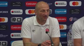 England coach Borthwick speaks at press conference in Paris, France