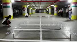 Five-year-old sets Guinness World Record for lowest limbo skating in Pune, India