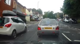 Car hits a pedestrian as he crossed road, Leeds, Roundhay Road on 21/10/2023