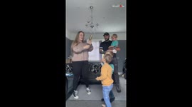 Family basks in chorus of joy after finding out that a baby princess will soon join them