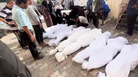 Palestinians Bid Final Farewell To Loved Ones in Deir al Balah