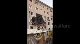 Gas explosion rocks residential building, killing 1 in northern China