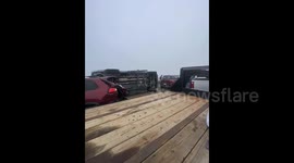 Louisiana 'super fog' causes 150-vehicle pile-up that left 7 dead