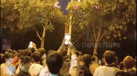 Freshman tied to lamppost for unconventional university welcome