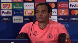 Young Boys v Man City: Manuel Akanji press conference in Switzerland