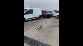 30-40 car pileup causes highway chaos on I-55 in Manchac, Louisiana