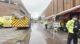 Shoppers flee in terror after 