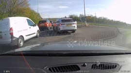 Road rage between two drivers both stuborn and wont back down