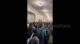 US: Hundreds Of Protesters Storm NYC Grand Central To Demand Israel-Hamas Ceasefire