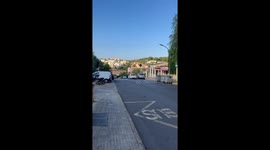 Small and unusual public transport for tourists in parts of Mallorca in Spain