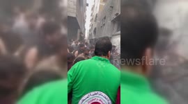 Residential houses were targeted by Israel in Gaza city