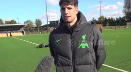 Dominik Szoboszlai speaks about succeeding at Anfield by playing his own way in Liverpool, UK