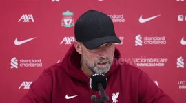 Liverpool show support for Luis Diaz in victory over Nottingham Forest at press conference in Liverpool, UK