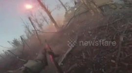 Body camera video shot on Bakhmut battlefield shows scarred landscape on bitterly contested front in Ukraine war