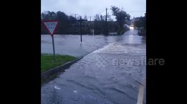 Storm Ciarán: Flooding across Northern Ireland even before storm fully hits