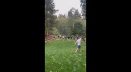 Varsity football team's electrifying chain reaction at team dinner