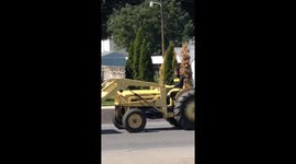 Batdad On His Bat Heavy Machinery