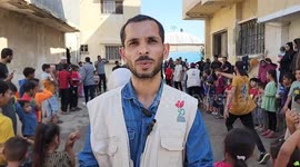 Activities held to help children in Gaza relieve psychological pressures