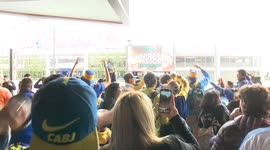 Boca Juniors left for Rio de Janeiro looking for its seventh Copa Libertadores in Argentina