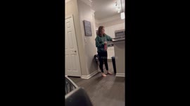 Service Dog Bailey, saves his owner before POTS episode.