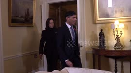 Kamala Harris meets with Rishi Sunak in Downing Street, London, UK