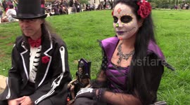 16th Zombie Walk on All Souls' Day in Sao Paulo, Brazil