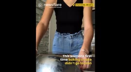 Woman Bakes a Cake and it didn't go to plan