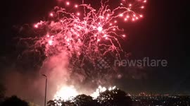 The annual Alexandra Palace Fireworks Display takes place on the first of its two nights for the event