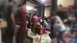 Israeli Air Raid Injures Displaced Inside Al-Quds Hospital in Tal al-Hawa, Gaza