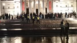 The Million Mask March was not very well attended due to previous years footage showing just how quiet the event was with just a handful of protestors who were equally outmatched by members of the press and vastly outmatched in the numbers of Police