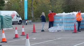 Bottled water handed out in Godalming, UK after Thames Water treatment works issue
