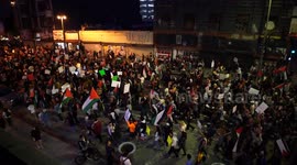 Free Palestine rally draws thousands in Los Angeles, CA, USA
