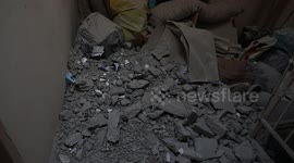 The bombing of Al-Rantisi Hospital in Gaza City by Israeli warplanes