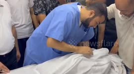 Palestinian Doctor Finds His Family Dead In His Hospital